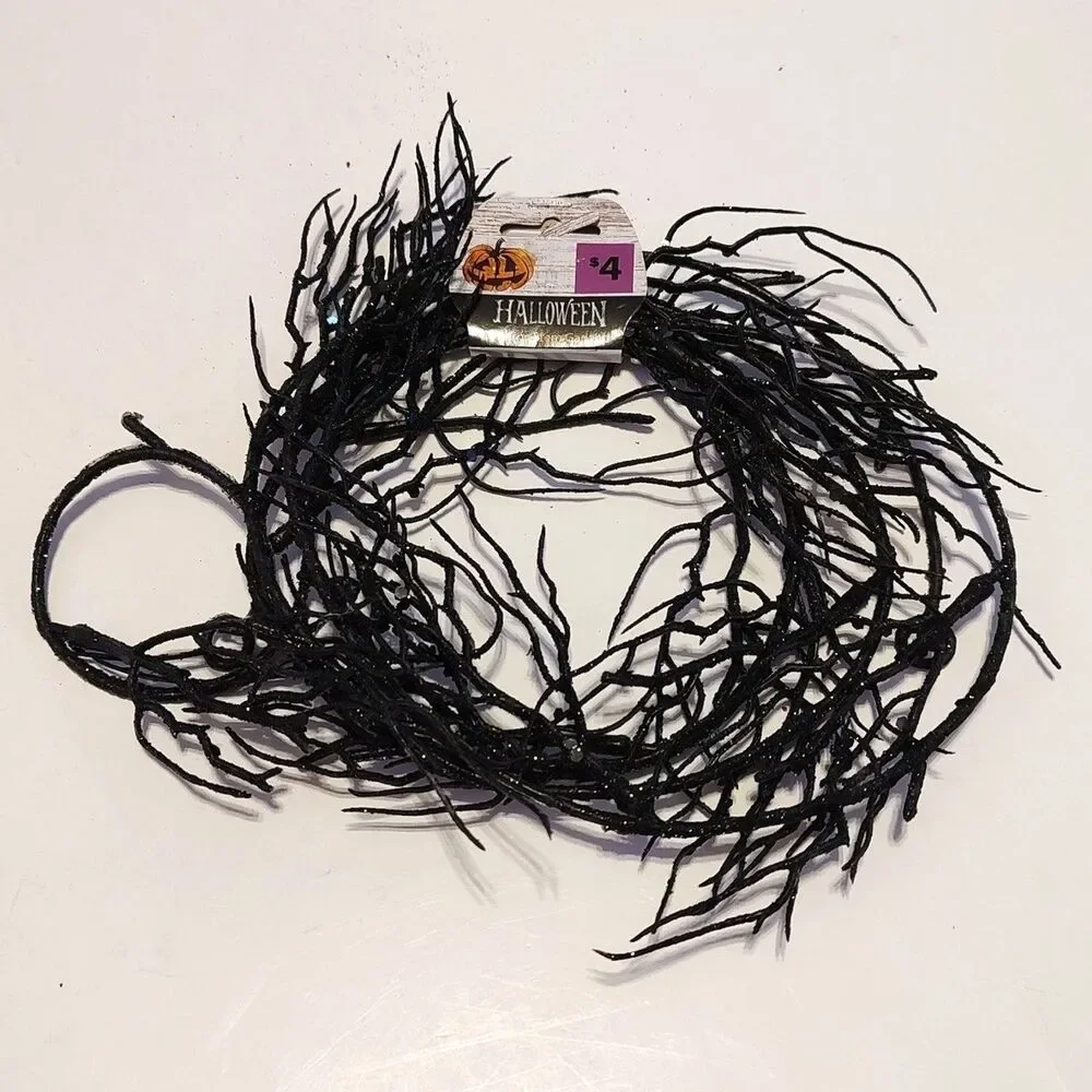 Thorny Stem Vine Garland Sparkling Glitter 70